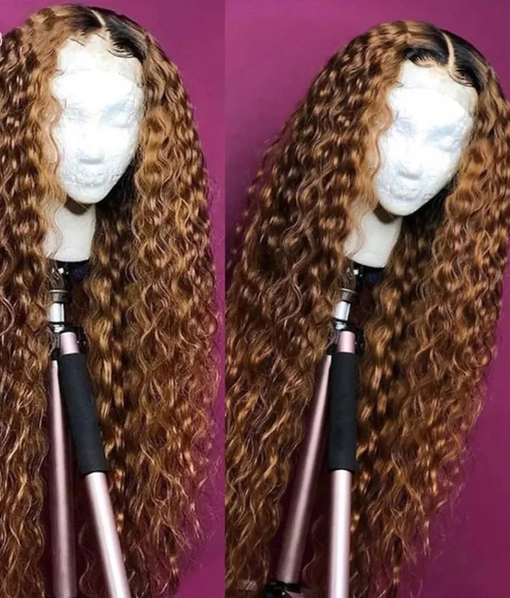 99j Burgundy Lace Front Human Hair Wigs Colored Ombre Deep Wave Lace Front Wig Brazilian HD Lace Frontal Wig On Sale Clearance