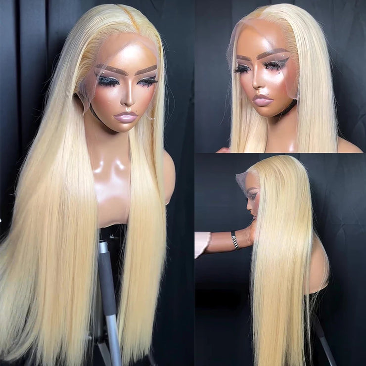 Rosabeauty 613 hd Lace Frontal Wig 13x6 Blonde Straight Lace Front Human Hair Wigs Color 13x4 Honey Blonde Lace Frontal Wigs