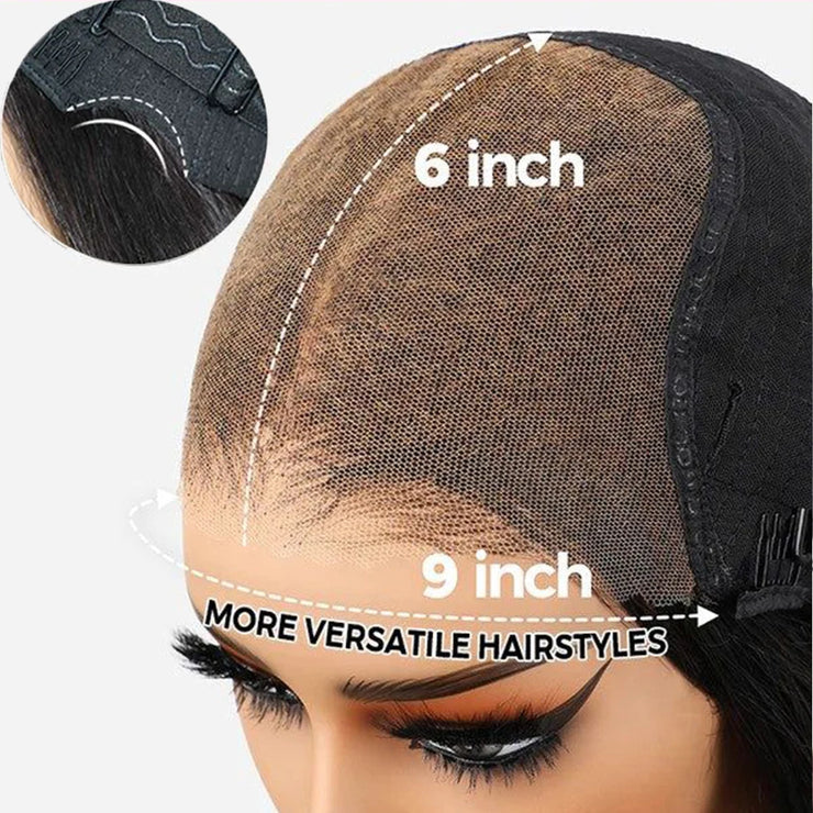 250 Density 48 Inches 9x6 HD Lace Wigs Straight Human Hair Lace Frontal Wig Bleach Knots Glueless Lace Wigs Ready To Wear