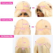 Rosabeauty 613 hd Lace Frontal Wig 13x6 Blonde Straight Lace Front Human Hair Wigs Color 13x4 Honey Blonde Lace Frontal Wigs