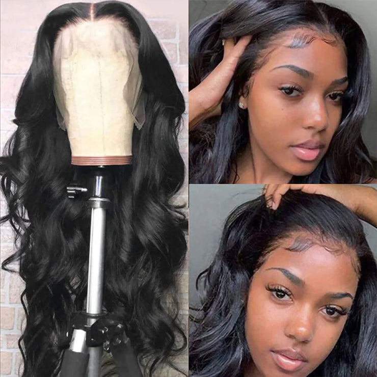 13x4 HD Transparent Lace Front Human Hair Wigs Body Wave Lace Front Wig 13x6 Lace Frontal Wig Brazilian Body Wave Human Hair Wig