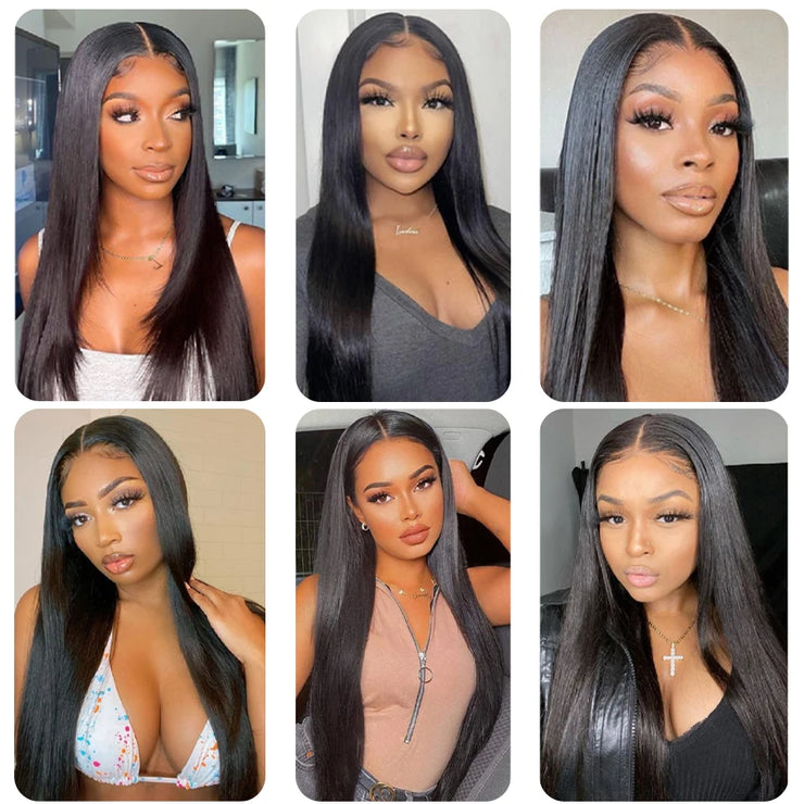 Brazilian Straight Human Hair Bundles Deal 100% Unprocessed Virgin Hair Extensions Promotion Cheap Weave 30 Inch Bundles Hair