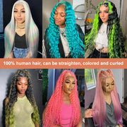 613 Honey Blonde Color 13x6 Lace Frontal Wig Water Curly HD Transparent Brazilian Remy 13x4 Loose Deep Wave Front Human Hair Wig