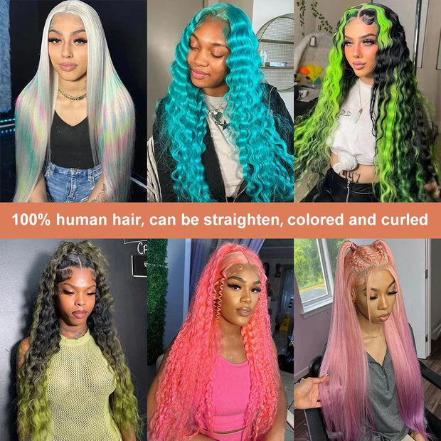 613 Honey Blonde Color 13x6 Lace Frontal Wig Water Curly HD Transparent Brazilian Remy 13x4 Loose Deep Wave Front Human Hair Wig