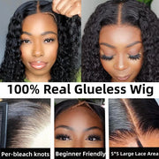 Water Wave Bob Glueless Preplucked Human Wigs Ready To Go 13X4 Frontal Brazilian Wigs On Sale HD Transparent Lace Wig Deep Curls