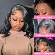 250% Body Wave 13x4 13x6 Cheap Short Bob Wig Lace Front Human Hair Wigs Preplucked Water Wave 5x5 Glueless Lace Closure Wig