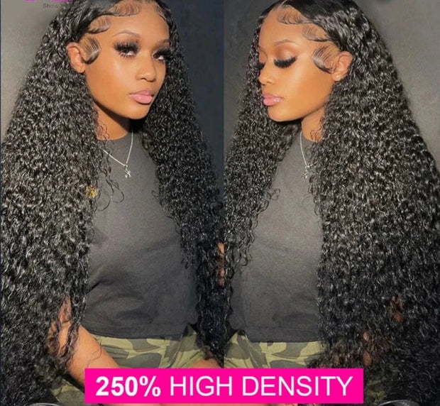 Wet And Wavy Lace Frontal Wigs Human Hair 5x5 lace Wig Brazilian Human Hair Wigs For Women Deep Wave Lace Front Wigs