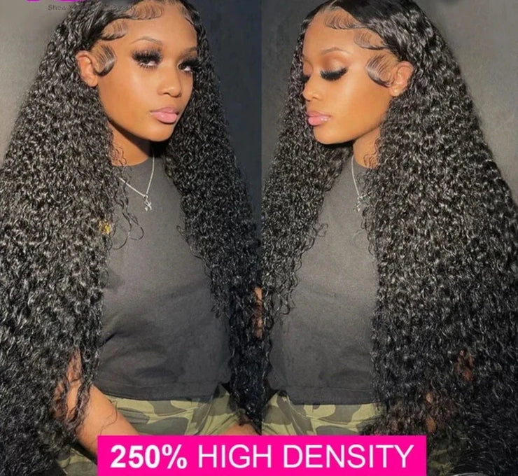 Wet And Wavy Lace Frontal Wigs Human Hair 13x6 Hd Lace Frontal Wig Brazilian Human Hair Wigs For Women Deep Wave Lace Front Wigs