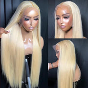 250 Density Blonde 613 HD 30 32 Inch Straight 13x6 Frontal Wig For Black Women 13x4 Transparent Lace Front Human Remy Hair Wigs