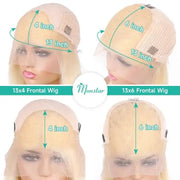 13x4 13x6 Blonde bob Wig Lace Front Human Hair Wigs 613 Straight HD Lace Frontal Wig Bob Glueless Wig Human Hair Ready To Wear