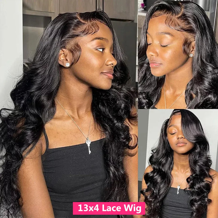 StarHair 13x6 13x4 Lace Front Wig Human Hair Body Wave Glueless Wig Pre Cut 5x5 Closure Human Hair Wigs Raw Indian Natural Hair