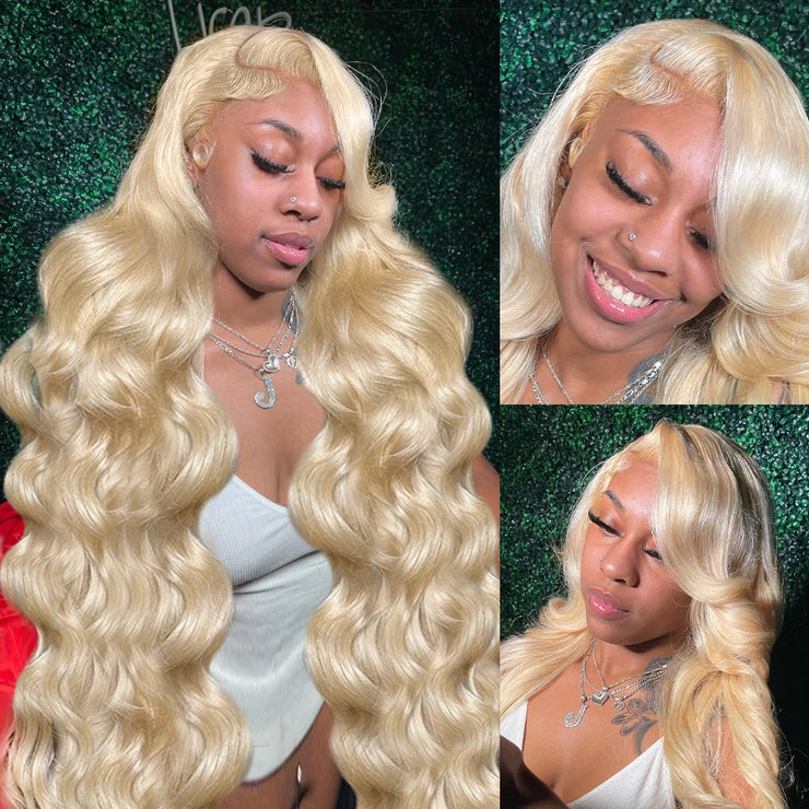 Body Wave 613 Human Hair Wig 13x4 13x6 Honey Blonde Lace Front Wig Human Hair Brazilian Colored 613 Lace Frontal Wigs For Women