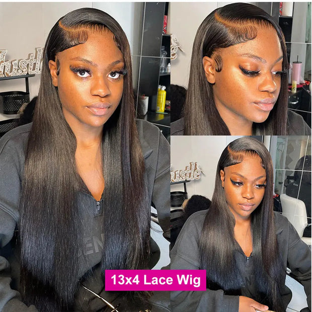 30 Inch Bone Straight Human Hair 13x4 Hd Lace Frontal Wig Brazilian 13x6 Lace Front Human Hair Wigs For Black Women Pre Plucked