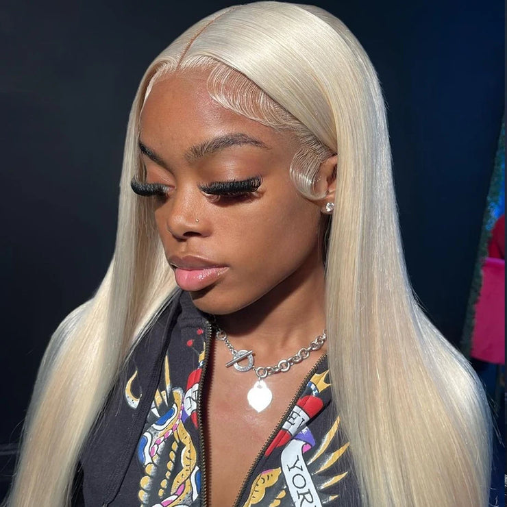 30 inch 613 Blonde Lace Front Human Hair Wig 13x6 HD Lace Frontal Wig Straight Wig 13x4 Lace Front Wig Brazilian Glueless Wig