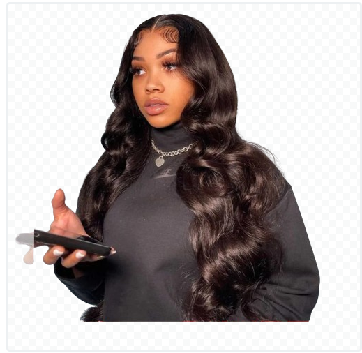 HD Transparent 13x4 13x6 Lace Front Human Hair Wigs Body Wave Pre Plucked Brazilian Body Wave Human Hair Frontal Wigs For Women