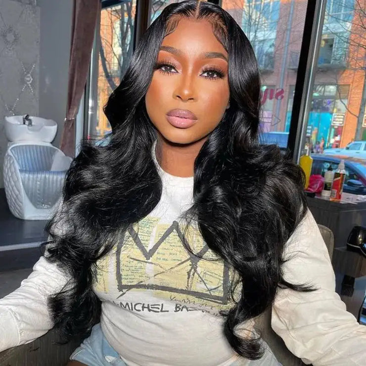 Wear Go Glueless Wig Brazilian Straight 6x4 HD Lace Closure Glueless Wig Human Hair Ready To Wear Pre Cut Pre plucked HAIR